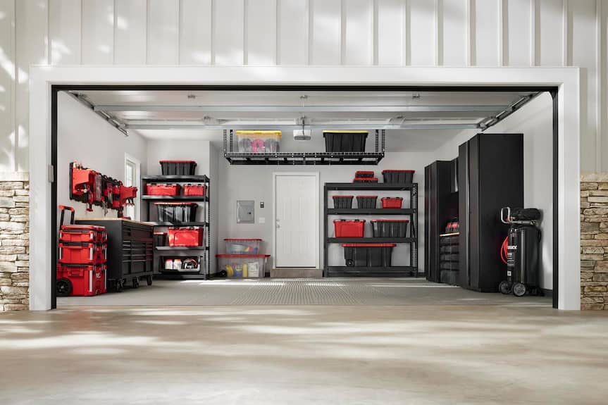 4 Steps for Organizing the Garage  Garage storage inspiration, Garage  decor, Overhead garage storage