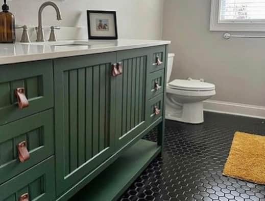 How to Paint a Bathroom Vanity