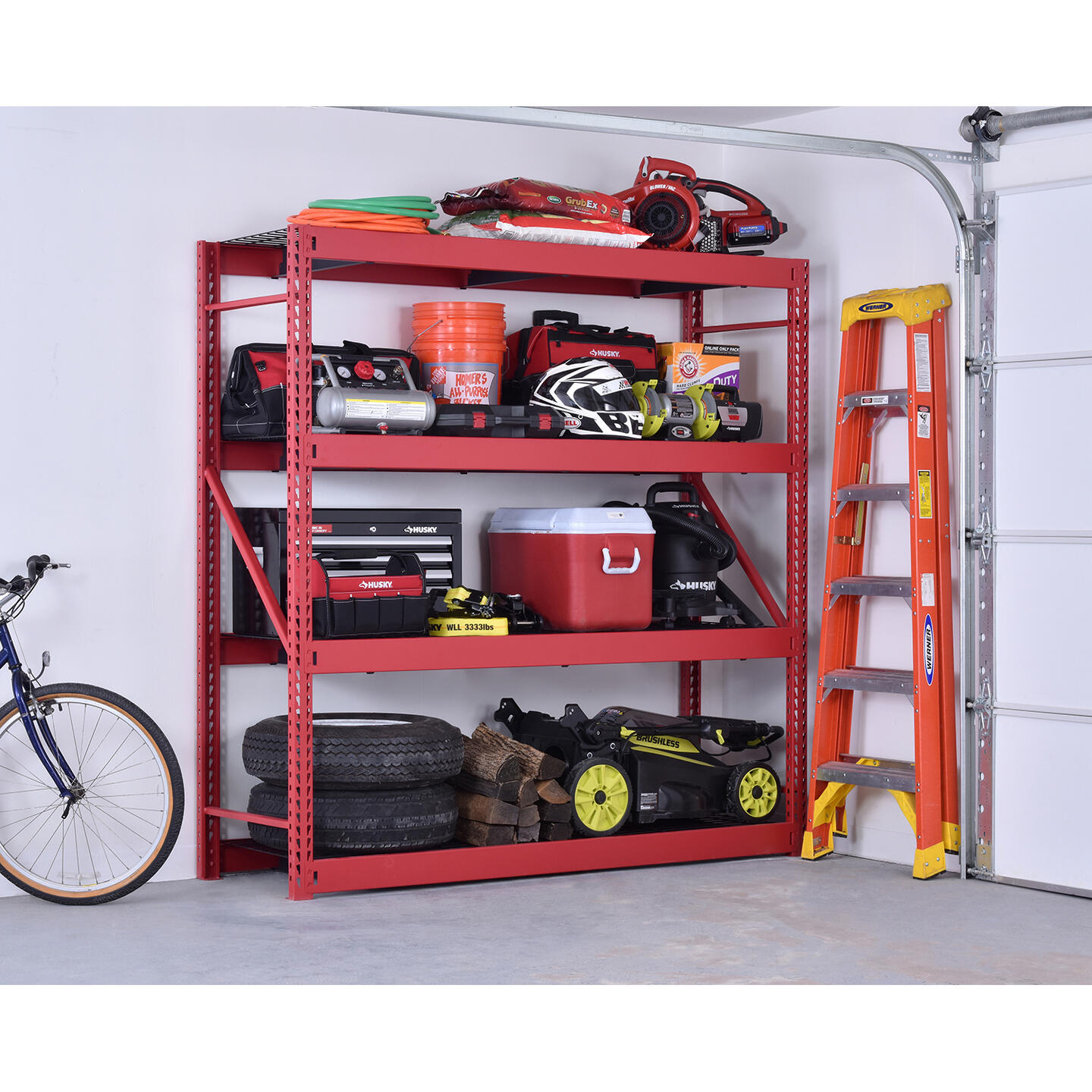 Power wheels garage storage 2025