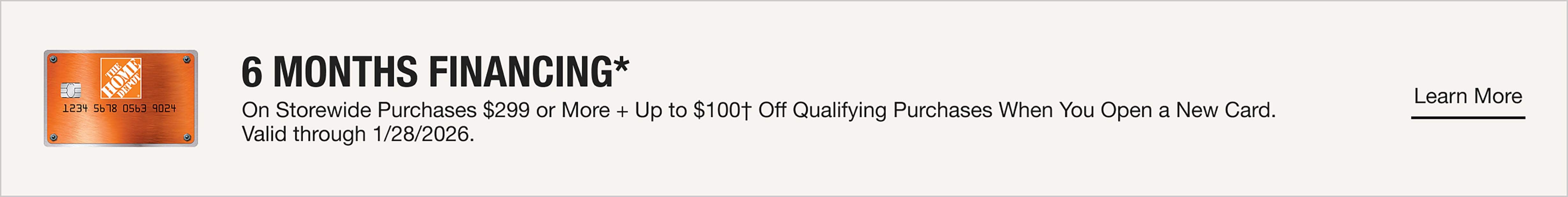 6 MONTHS FINANCING