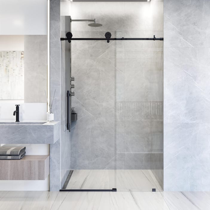 Elan Hart Frameless Sliding Shower Door