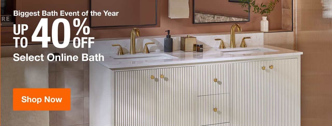 6 Days Only, Ends 1/20. UP TO 50% OFF Select Online Faucets & Vanities