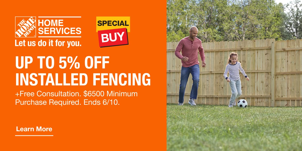 UP TO 5% OFF INSTALLED FENCING + Free Consultation. $6500 Minimum Purchase Required. Ends 6/10. Learn More