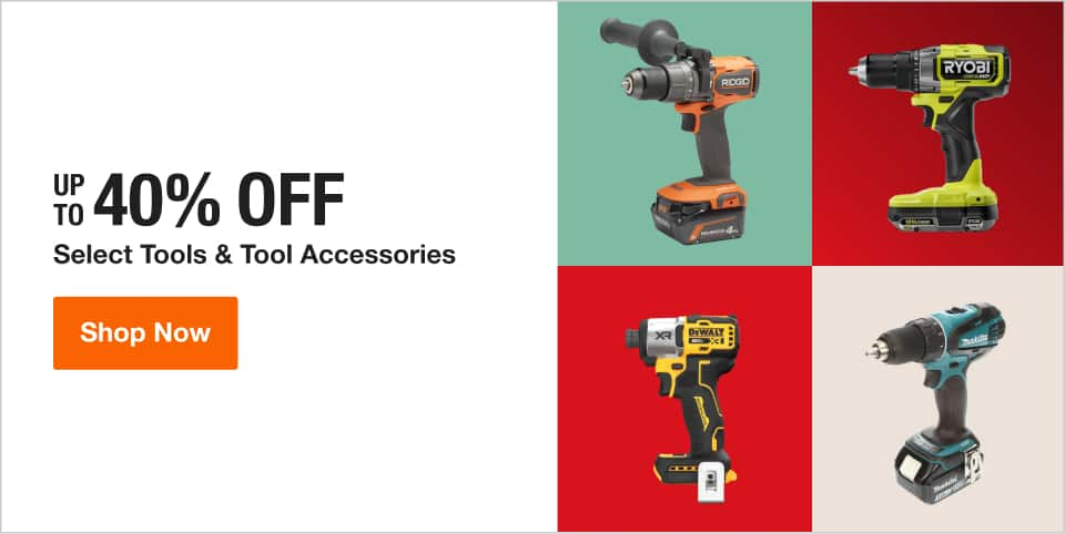 UP TO 40% OFF Select Tools & Tool Accessories