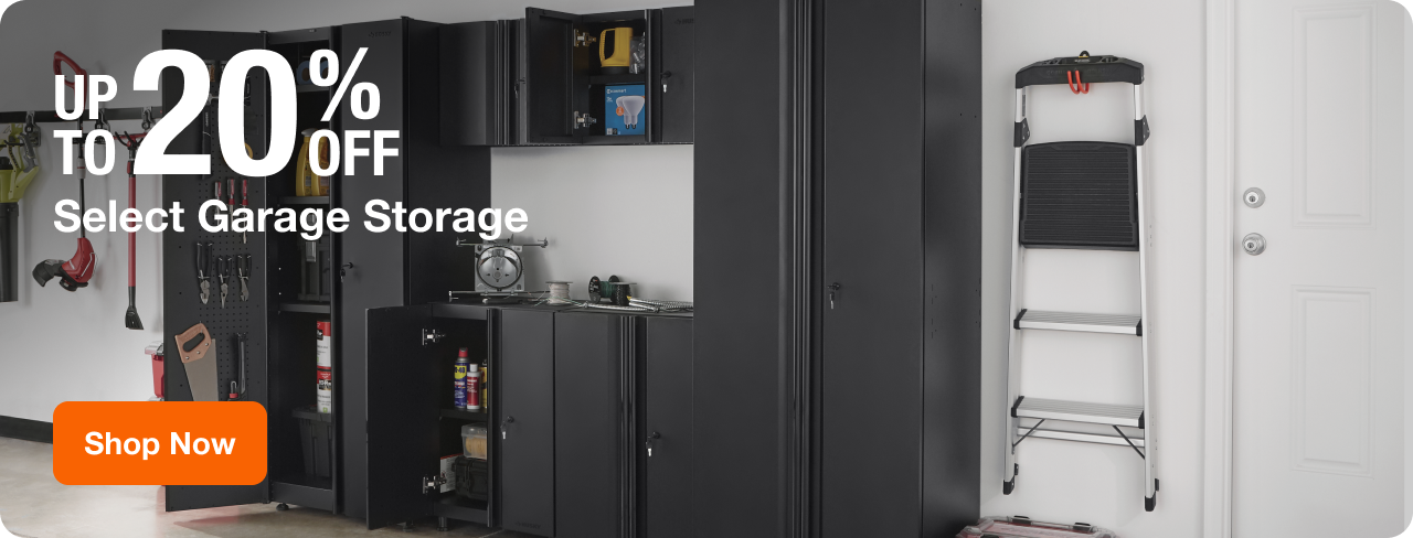 UP TO 20% OFF Select Garage Storage