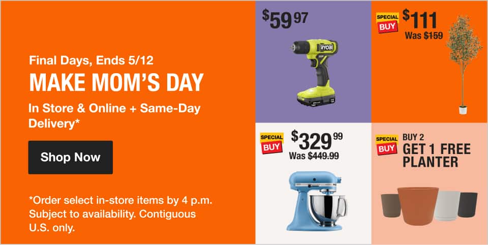 Final Days, Ends 5/12 MOTHER'S DAY SAVINGS