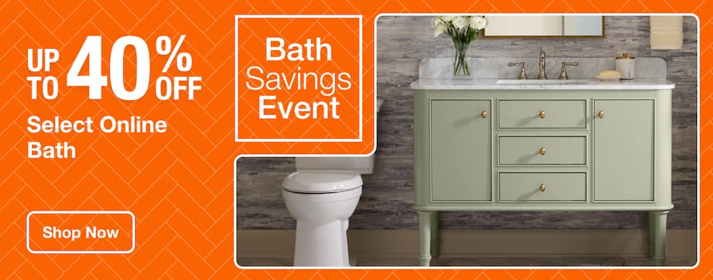 UP TO 40% OFF Select Online Bath