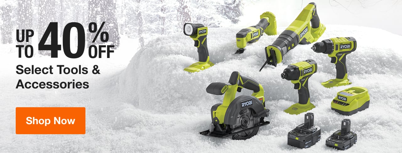 UP TO 40% OFF  Select Tools & Accessories