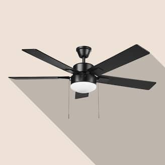 $119 Exclusive Hampton Bay® 52" Corwin LED Indoor/Outdoor Ceiling Fan