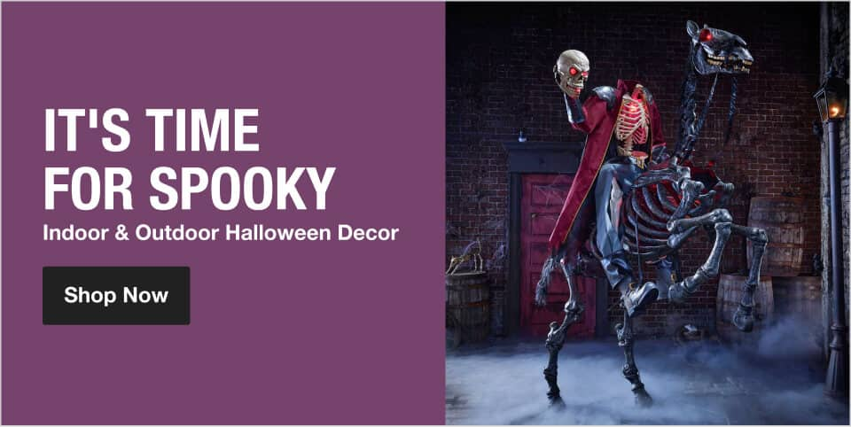 IT'S TIME FOR SPOOKY Indoor & Outdoor Halloween Decor