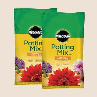 2 for $15 Miracle-Gro 25 qt. Potting Mix - Was $8.97 Each