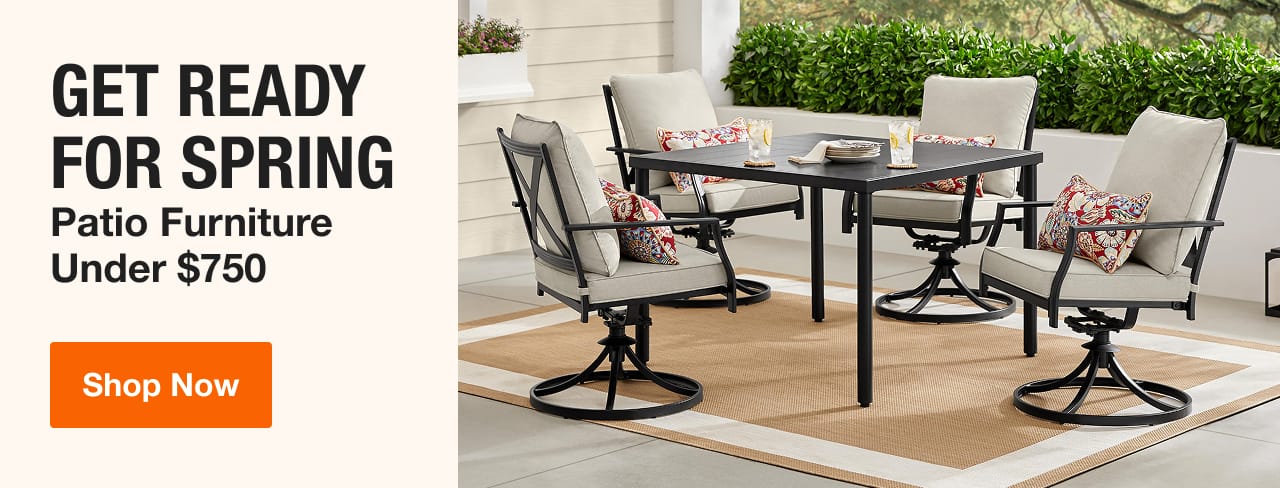 GET READY FOR SPRING Patio Furniture Under $750