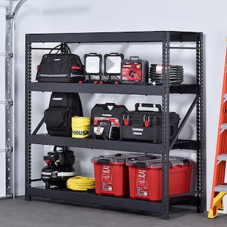 Was $249 $199 Exclusive Husky® Freestanding 4-Shelf Metal Shelving