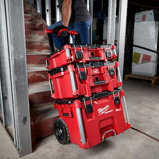 $329 Milwaukee® Packout™ 22" Rolling Tool Box, Large Tool Box & Medium Tool Box