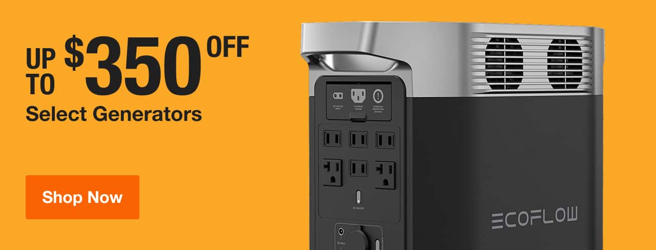 UP TO $350 OFF Select Generators