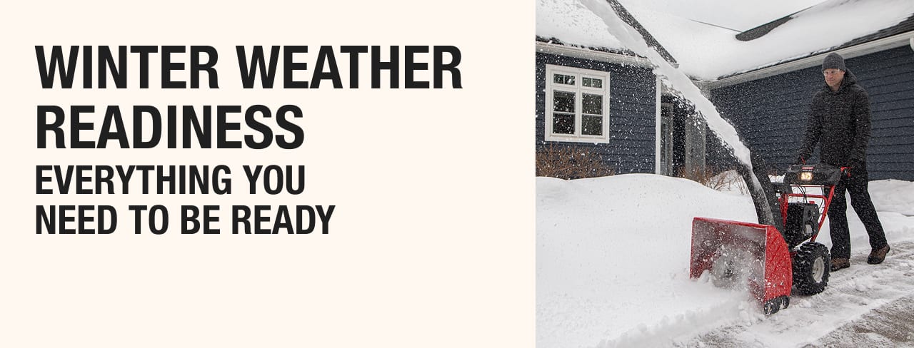 WINTER WEATHER READINESS Everything You Need to be Ready