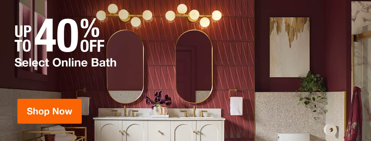 UP TO 40% OFF Select Online Bath