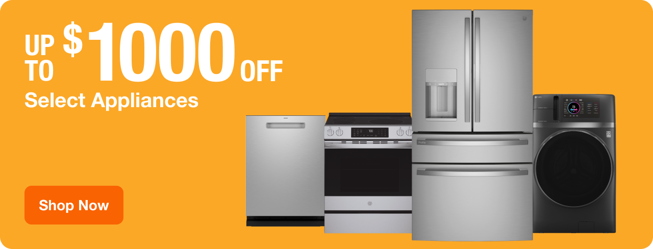 Up to $1000 Off Select Appliances