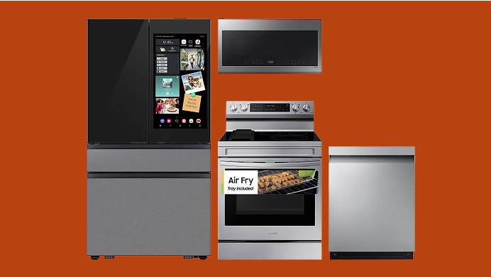 Samsung Bespoke Stainless Steel Kitchen Package Samsung Bespoke Stainless Steel Kitchen Package