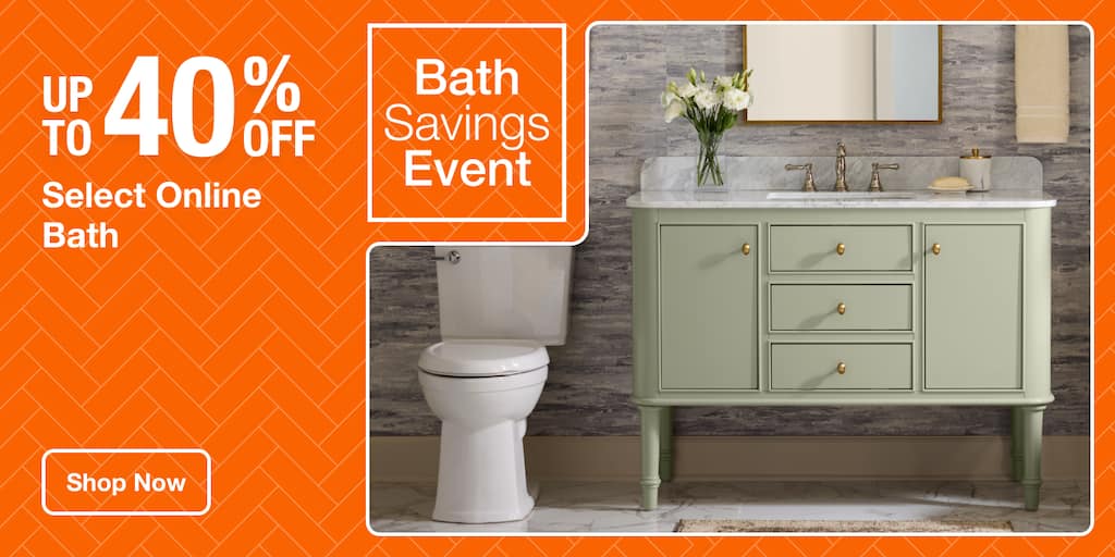 UP TO 40% OFF Select Online Bath