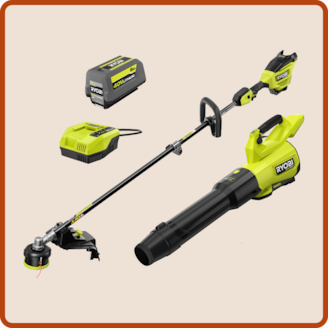$379 Ryobi® String Trimmer/Blower Kit - Was $419