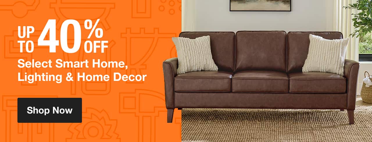 UP TO 40% OFF Select Smart Home, Lighting & Home Decor