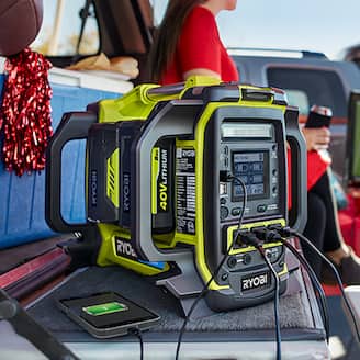 $599 Exclusive Ryobi® 40V 1800-Watt Inverter Generator. Was $649
