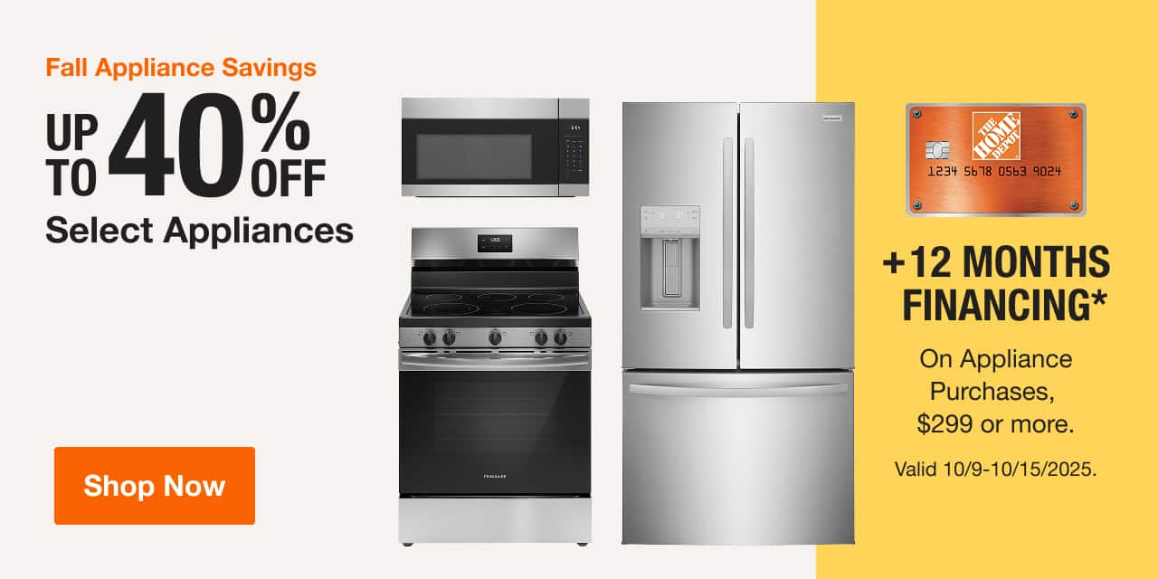 Fall Appliance Savings - Up to 40% Off Select Appliances