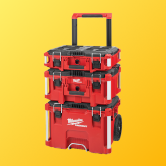$329 Milwaukee® Packout™ 22" Rolling Tool Box, Large Tool Box & Medium Tool Box
