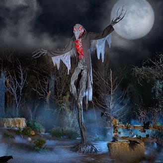 $299 Exclusive Graves & Bones 15' Animated LED Gally-Crow. Was $399.