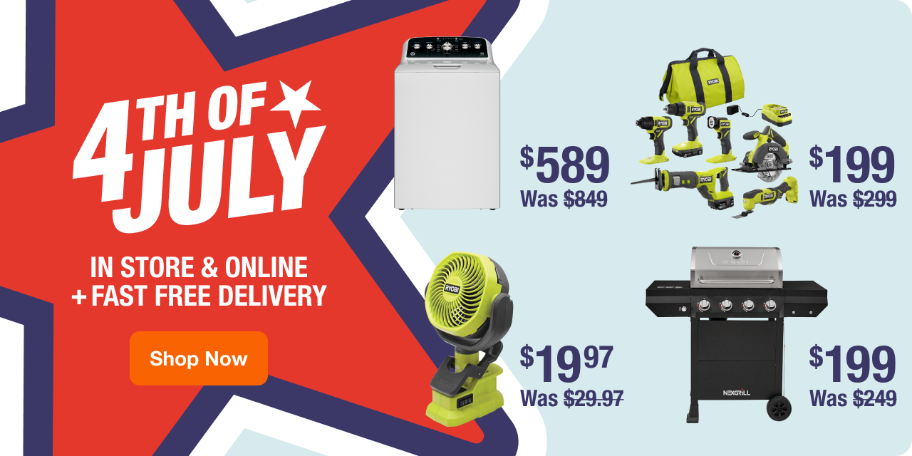Final Days - 4TH OF JULY -  In Store & Online + Fast Free Delivery