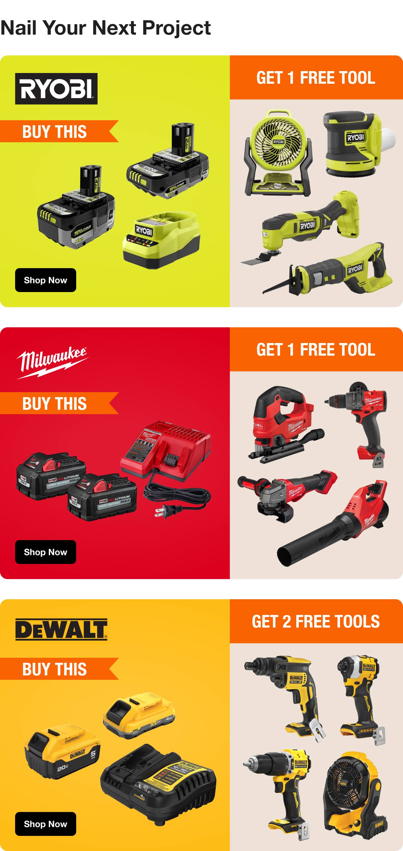 Nail Your Next Project