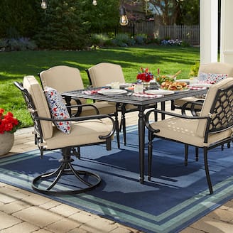 $448 Exclusive Hampton Bay® 7 pc. Patio Set - was $549