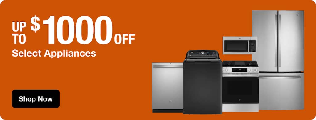 UP TO $1000 OFF Select Appliances