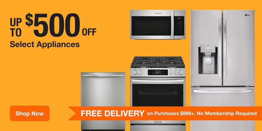 UP TO $500 OFF Select Appliances