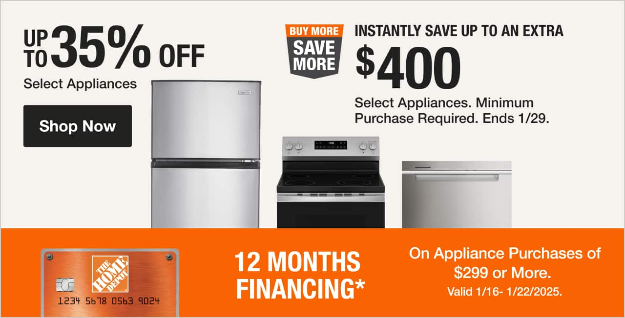 Up to 35% Off Select Appliances