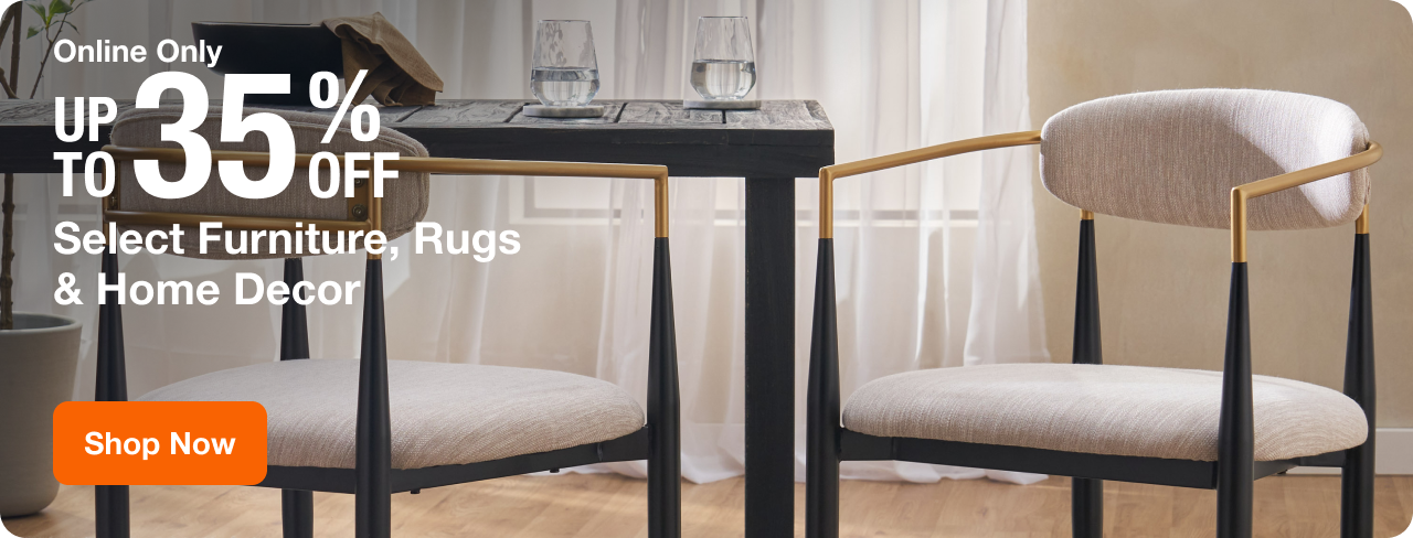 UP TO 35% OFF Select Furniture, Rugs & Home Decor