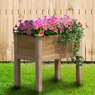 Greene® Fence Cedar Elevated Garden Bed