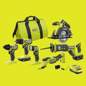 ONE+™ 18V 6-Tool 4.0Ah Kit