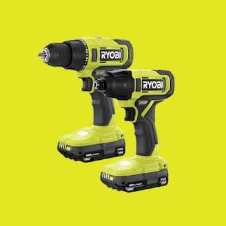 Was $139 $99 Ryobi® ONE™ 18V PSI 2-Tool 1.5Ah Kit