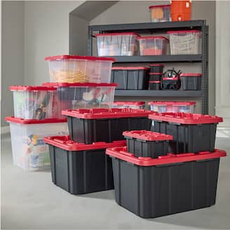 Store More with Durable Bins & Shelves